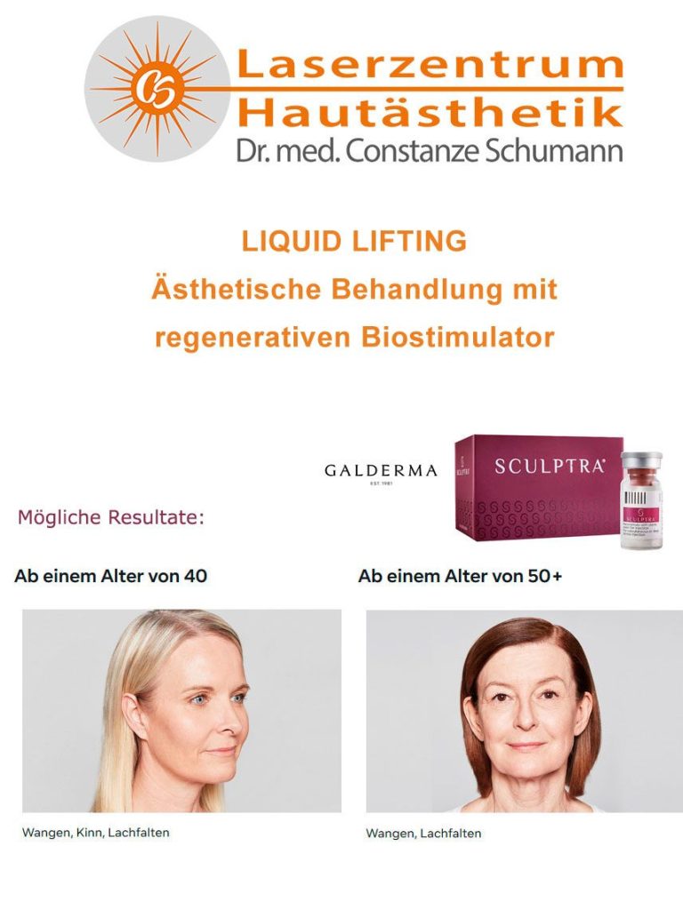Liquid Lifting Behandlung mit Sculptra im Laserzentrum Hautästhetik Straubing